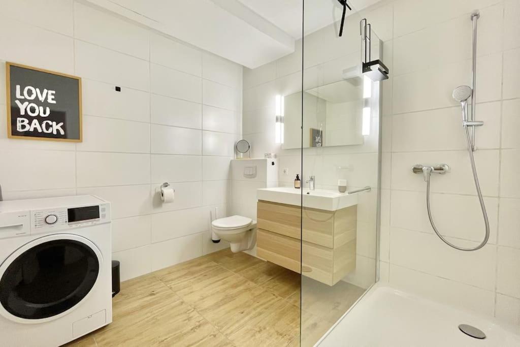 Stadt-Oase - Kostenlos Parken, Ruhig, Kliniken, Gop, Bali-Therme, Boxspringbett Bad Oeynhausen Exteriér fotografie